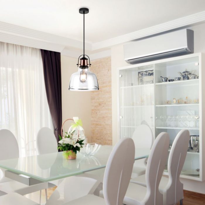 Hanging lamp frame, transparent scycle, D220, V-TAC