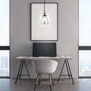 Hanging lamp frame, glass, transparent ceiling, D140, ''Light transparent", V-TAC