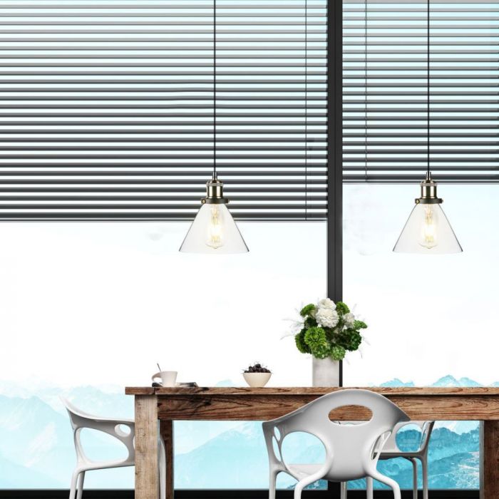 Läbipaistev klaas, E27 sokkel, metallist seeria D180, V-TAC