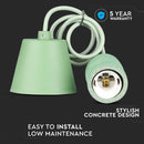 Hanging lamp frame, green, D50, V-TAC