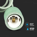 Hanging lamp frame, green, D50, V-TAC