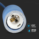 Hanging lamp frame, light blue, D50, V-TAC