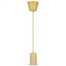 Iekarams spuldžu ietvars, dzeltens, D50, V-TAC