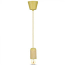 Hanging lamp frame, yellow, D50, V-TAC