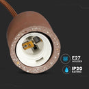 Iekarams spuldžu ietvars, smilškrāsas, D50, V-TAC