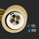 Hanging lamp frame, brown, D50, V-TAC