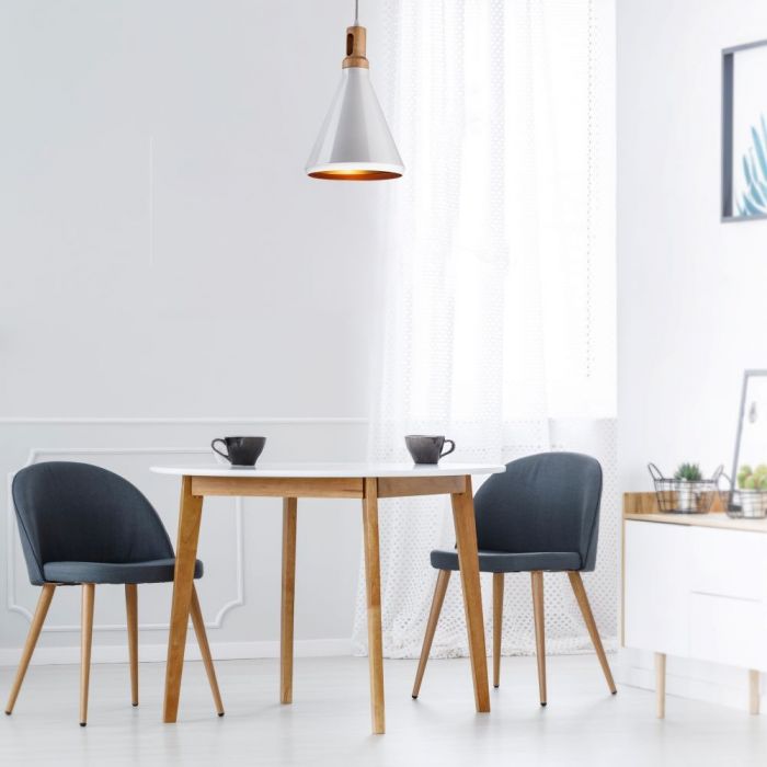 Hållare för hängande lampa, metall/trä, D250, V-TAC