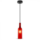 Spuldžu iekars ar E14 cokolu, dekoratīvā pudele, sarkana, V-TAC