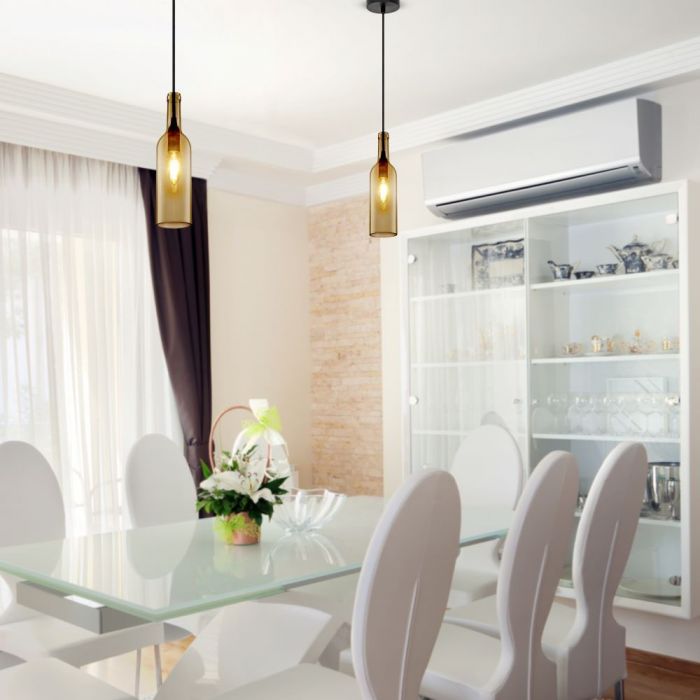 Spuldžu iekars ar E14 cokolu, dekoratīvā pudele, brūna, V-TAC