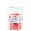 Takfäste i porslin, röd, V-TAC