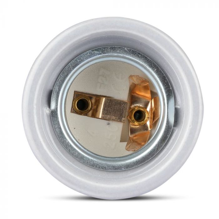 Porcelāna stiprinājums pie griestiem, E27, pelēks, V-TAC