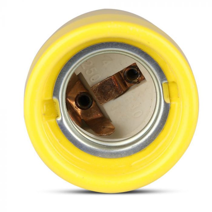 Фарфоровый потолочный светильник, E27, желтый, V-TAC