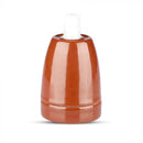 Porcelāna stiprinājums pie griestiem, brūns, V-TAC