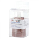 Porcelāna stiprinājums pie griestiem, brūns, V-TAC