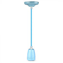 Iekarams porcelāna spuldžu ietvars uz E27 cokola, zils, V-TAC