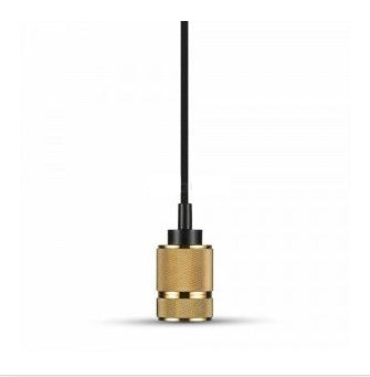 Hållare för upphängningslampa, guldpläterad aluminium, D50, V-TAC