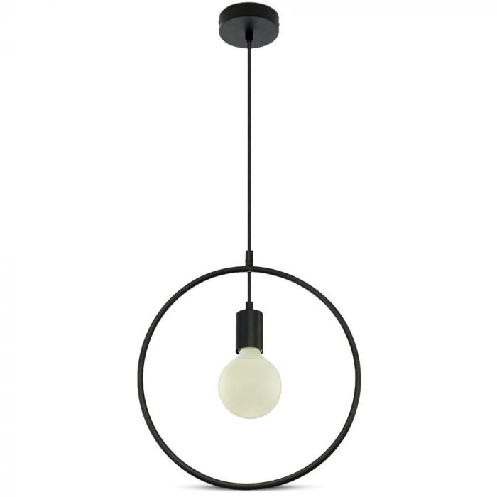 Hanging lamp frame, metal, D320, ''Matt Black", V-TAC