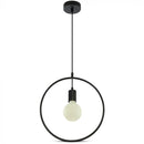 Hanging lamp frame, metal, D320, ''Matt Black", V-TAC