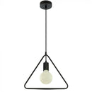 Hängande lamphållare, metall, D320, ''Matt Black'', V-TAC