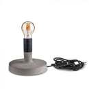 Galda lampa, E27 cokols, bez spuldzes, akmens pamatne, D170mm, V-TAC