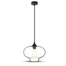 Iekarams spuldžu ietvars, stikla, caurspīdīgs, D265, ''Light clear glass", V-TAC