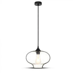 Iekarams spuldžu ietvars, stikla, caurspīdīgs, D265, ''Light clear glass", V-TAC