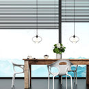 Hållare för upphängningslampa, glas, transparent, D265, ''Light clear glass'', V-TAC