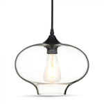 Rippvalgusti hoidja, klaas, läbipaistev, D265, ''Light clear glass'', V-TAC