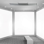 36W(2700Lm) LED-takarmatur 98,5cm, kromad metall, V-TAC, IP20, neutralvit 4000K