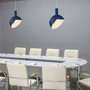 Metal lamp pendant on E27 base, blue, V-TAC