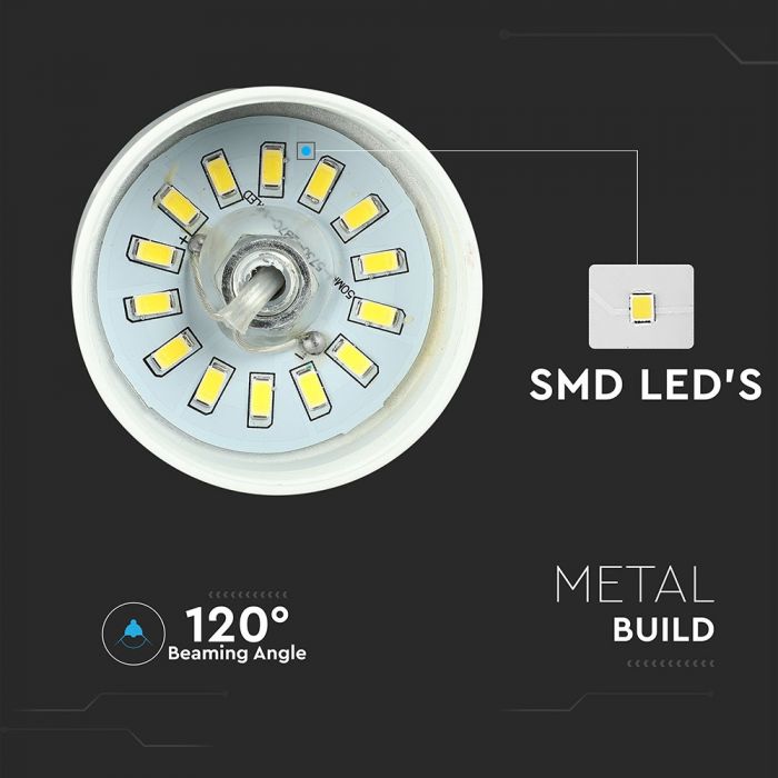 7W(400Lm) LED rippvalgusti, V-TAC, neutraalne valge 4000K