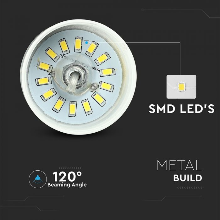 7W(400Lm) LED rippvalgusti, V-TAC, neutraalne valge 4000K