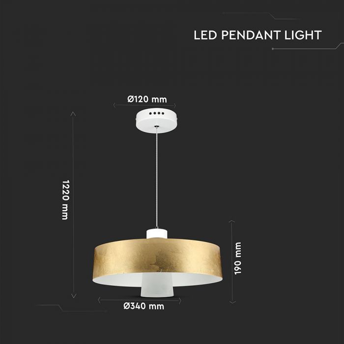 7W(400Lm) LED pendant light, V-TAC, neutral white light 4000K