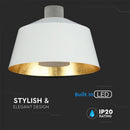 7W(400Lm) LED pendant light, V-TAC, IP20, Ø250xH190mm, warm white light 3000K