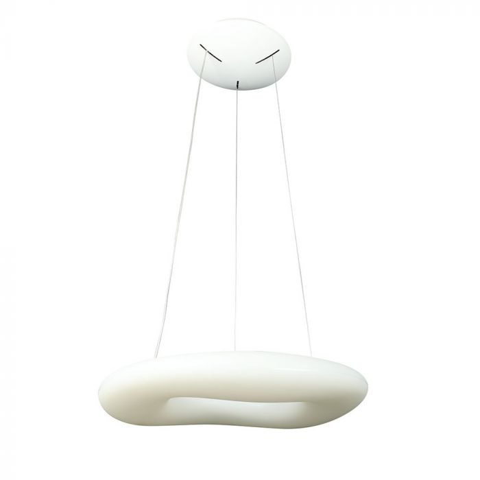 82W(7300Lm) LED gaismeklis, apaļš, gaismas maiņa, V-TAC, dimmējams