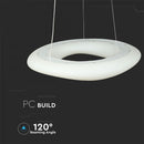 82W(7300Lm) LED lamp, round, light change, V-TAC, dimmable