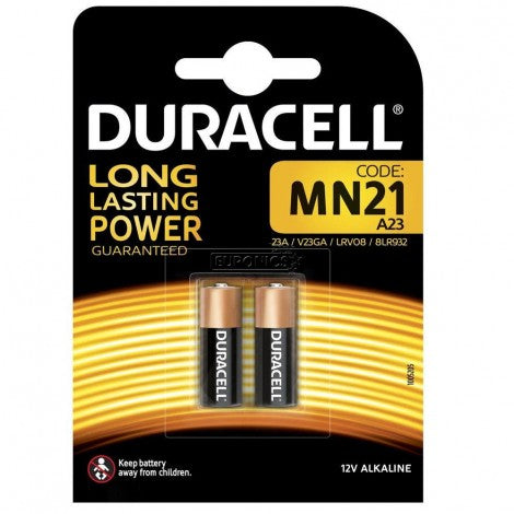 Baterijas MN21, Duracell / 2 gab