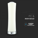 18W (1200Lm) LED galda lampa, dimmējama, V-TAC, silti balta gaisma 3000K