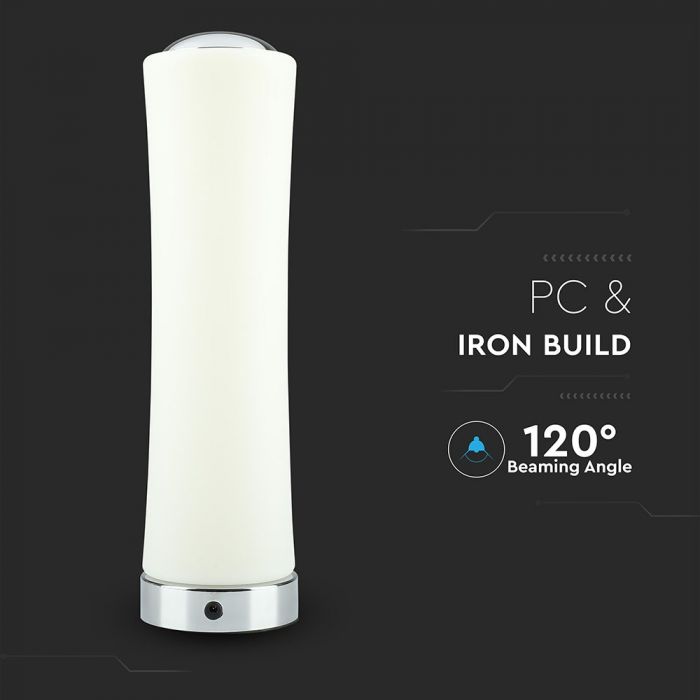 18W (1200Lm) LED-bordslampa, dimbar, V-TAC, varmvitt ljus 3000K