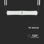 32W (2100Lm) LED rippvalgusti, V-TAC, dimmerdatav, soe valge valgus 3000K