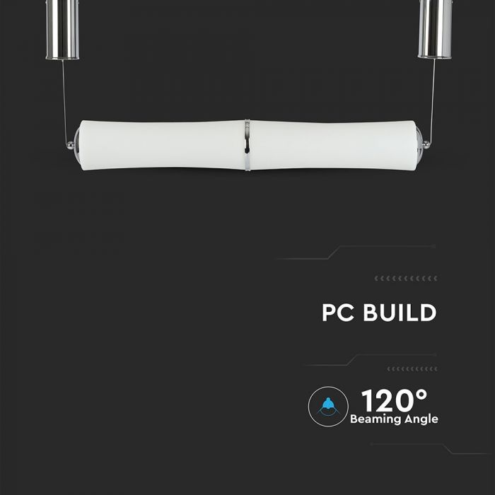32W (2100Lm) LED rippvalgusti, V-TAC, dimmerdatav, soe valge valgus 3000K