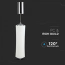 18W (1200Lm) LED iekarams gaismeklis, V-TAC, dimmējams, silti balta gaisma 3000K