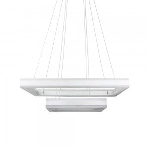 Подвесной светодиодный светильник 100 Вт (7500 Лм) с 2 кольцами, V-TAC, диммируемый, теплый белый свет 3000K