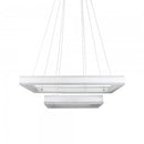 Подвесной светодиодный светильник 100 Вт (7500 Лм) с 2 кольцами, V-TAC, диммируемый, теплый белый свет 3000K