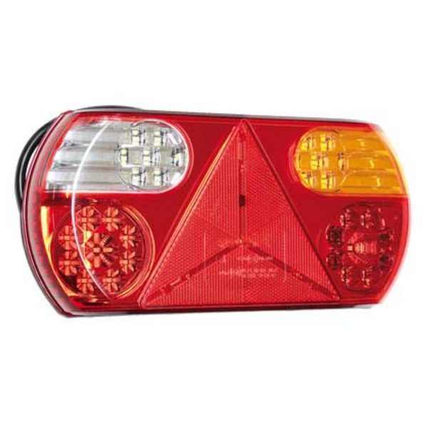 10-30V LED rear combination light: rear - brake light - fog - reverse - reflector