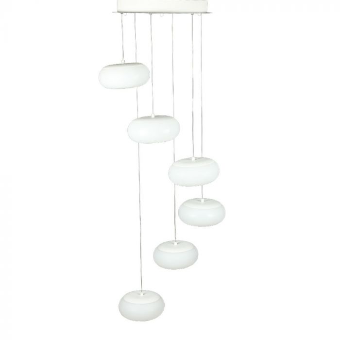 72W LED iekarams dizaina gaismeklis, balts, V-TAC, silti balta gaisma 3000K