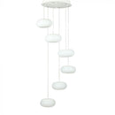 72W LED pendant design light, white, V-TAC, Ø390x2000mm, warm white light 3000K