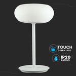 25W LED disainlaualamp, V-TAC, IP20, valge, timmitav, 3000K naturaalvalge