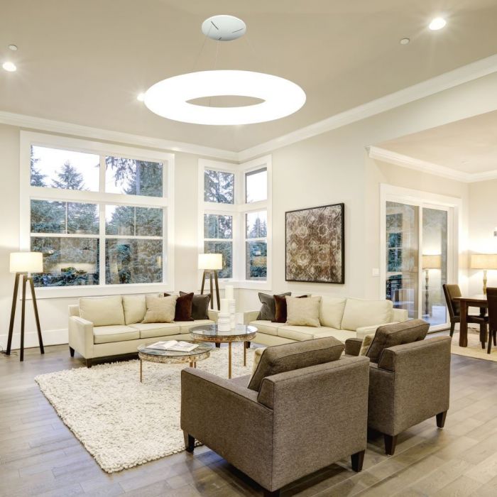 105W LED hanging design lamp, white, V-TAC, 910x2000mm, warm white light 3000K