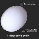 0.5W(18Lm) LED interior light, coloured RGB, IP67, rechargeable lithium battery 10000 mAh, with remote control, 20 x 14 cm, V-TAC